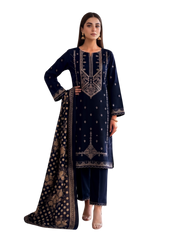 Lawn 3 Pcs Embroidered