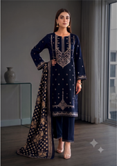 Lawn 3 Pcs Embroidered