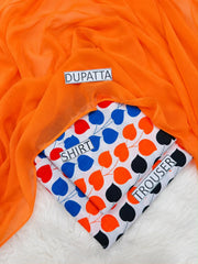 DORIYA LAWN PRINTED 3PC T-001