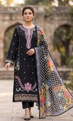 Lawn 3 Pcs Embroidered